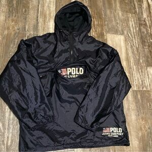 Ralph Lauren Navy Hooded Windbreaker